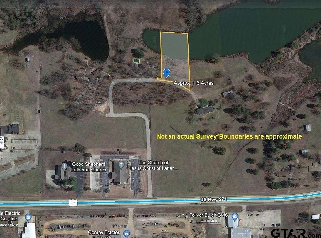 1.6 Acres of Residential Land for Sale in Mount Pleasant, Texas