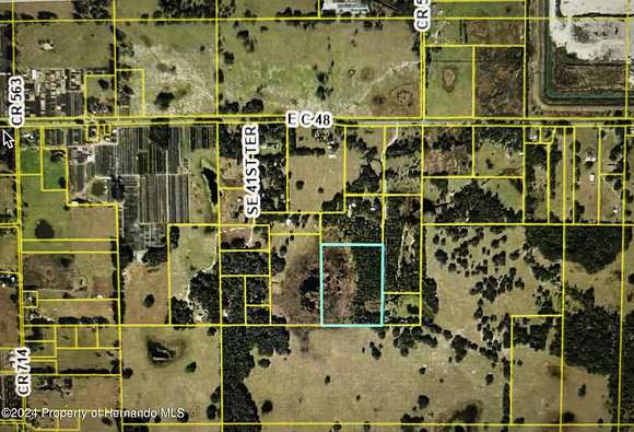 20 Acres of Agricultural Land for Sale in Center Hill, Florida