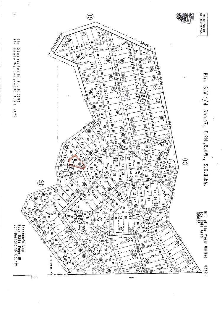 0.088 Acres of Land for Sale in Cedarpines Park, California