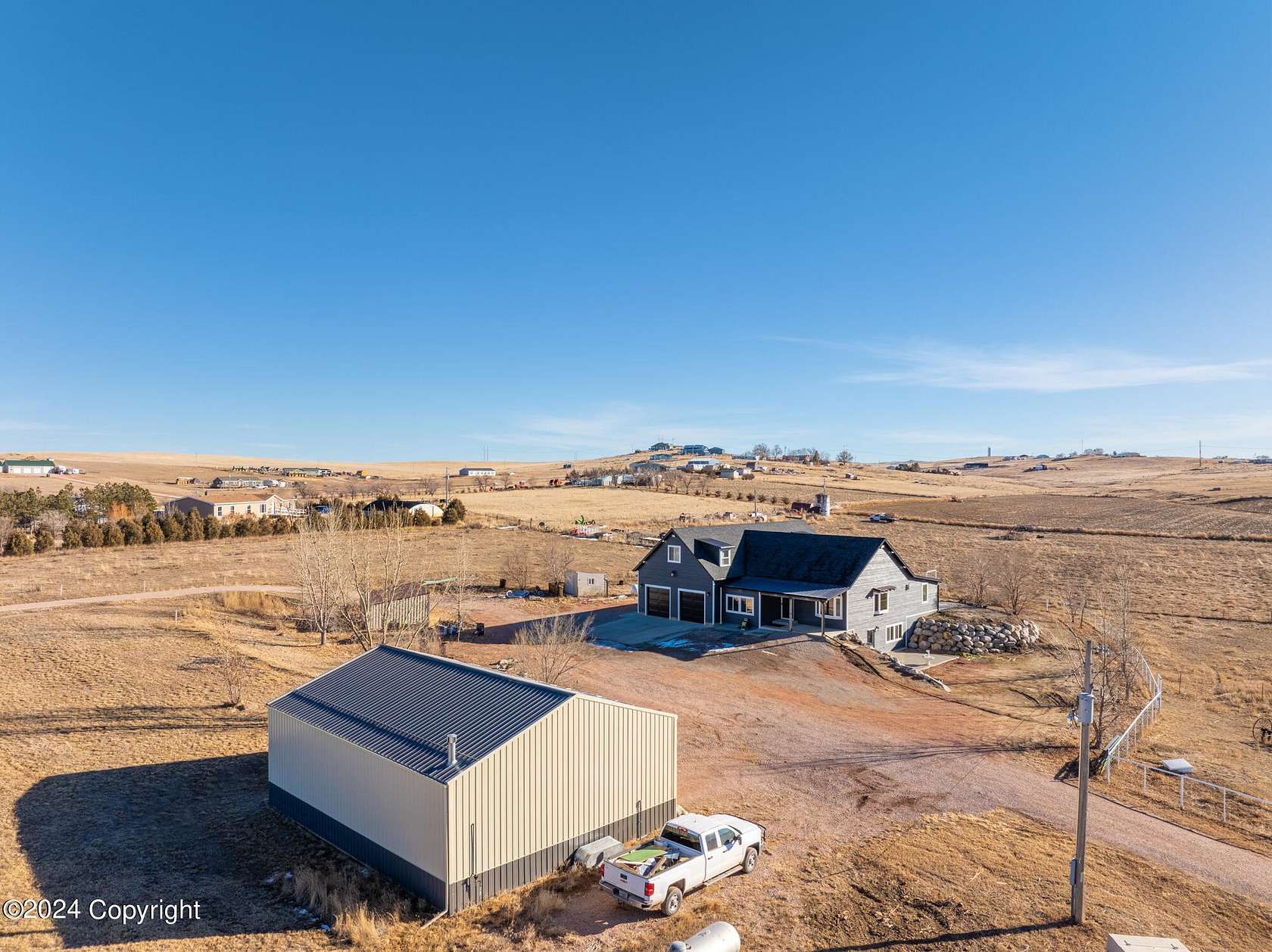 5 Acres of Residential Land with Home for Sale in Moorcroft, Wyoming