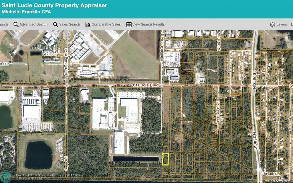 0.99 Acres of Commercial Land for Sale in Fort Pierce, Florida