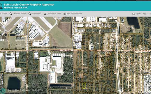 0.96 Acres of Commercial Land for Sale in Port St. Lucie, Florida