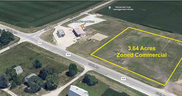 3.6 Acres of Commercial Land for Sale in Kelley, Iowa