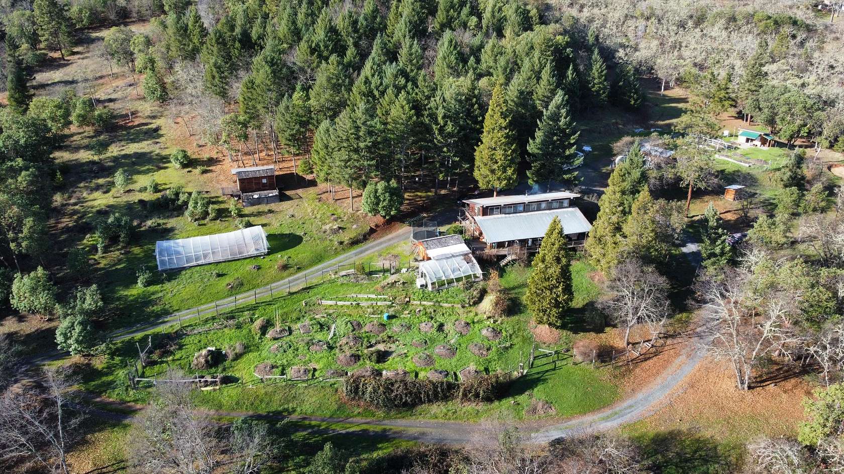 56.2 Acres of Recreational Land with Home for Sale in Grants Pass, Oregon