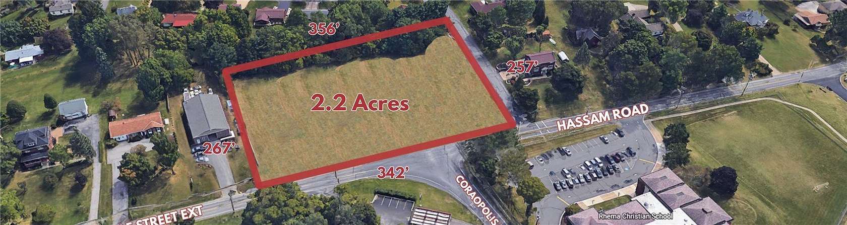 2.198 Acres of Commercial Land for Sale in Coraopolis, Pennsylvania