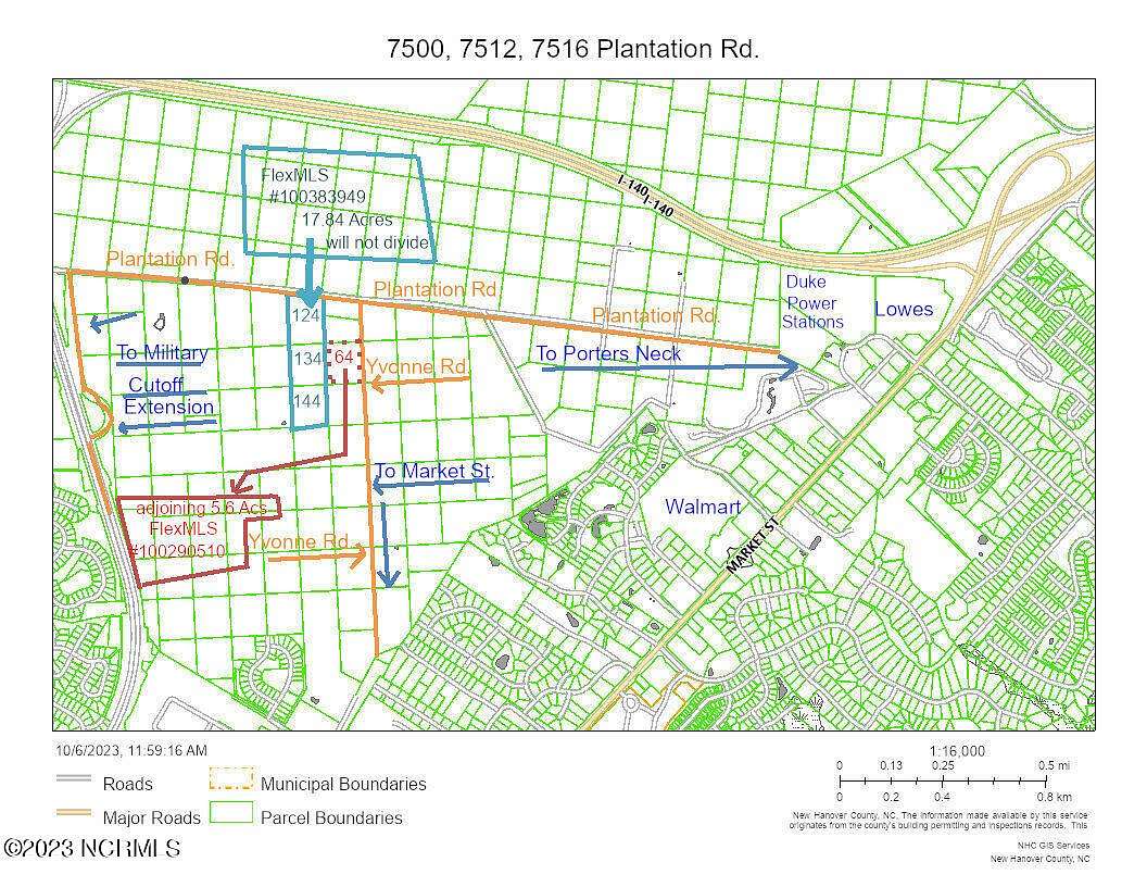 17.84 Acres of Land for Sale in Wilmington, North Carolina