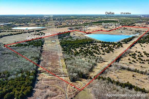 93.72 Acres of Land for Sale in Rockwall, Texas