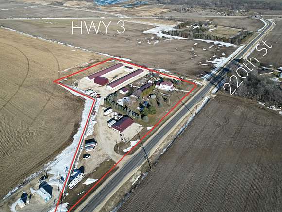 5.6 Acres of Improved Mixed-Use Land for Sale in Shell Rock, Iowa