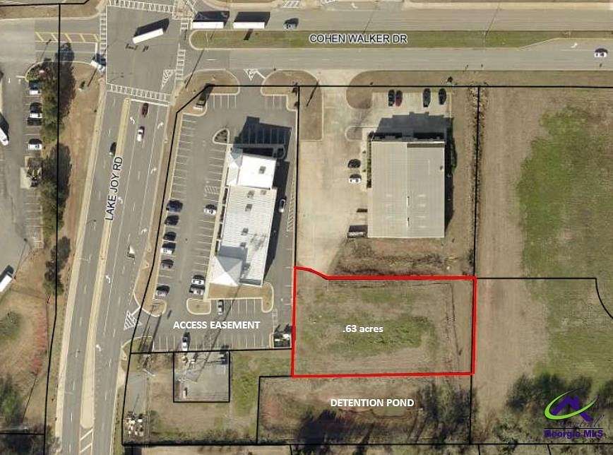 0.63 Acres of Commercial Land for Sale in Warner Robins, Georgia