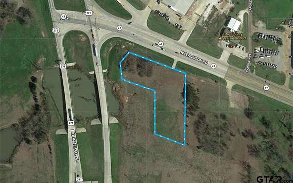 2.2 Acres of Commercial Land for Sale in Mount Pleasant, Texas