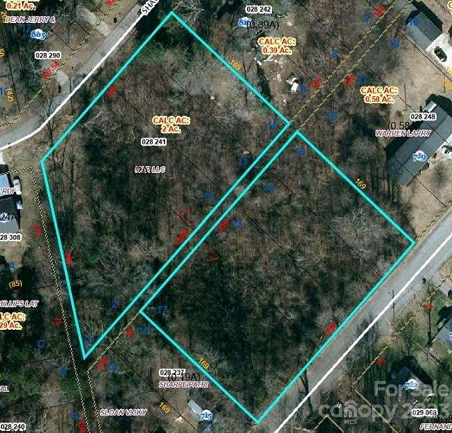 2 Acres of Residential Land for Sale in Salisbury, North Carolina