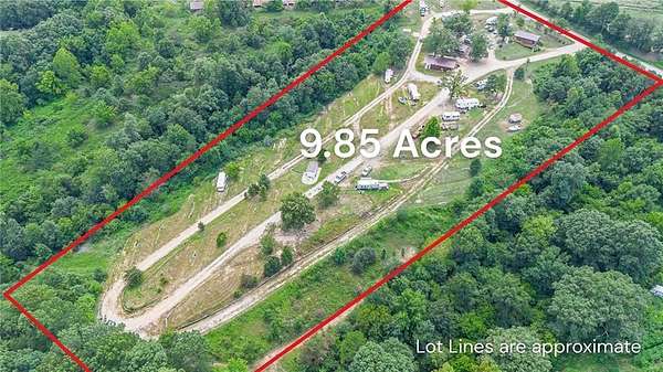 9.85 Acres of Commercial Land for Sale in Huntsville, Arkansas