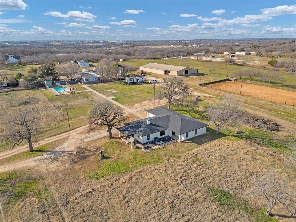 13 Acres of Land with Home for Sale in Cleburne, Texas