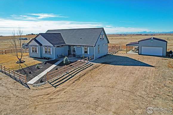 45.4 Acres of Land with Home for Sale in Nunn, Colorado