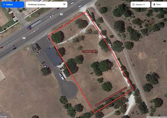 2.504 Acres of Commercial Land for Sale in Granbury, Texas