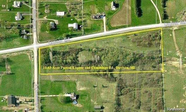 10.6 Acres of Land for Sale in Davison, Michigan