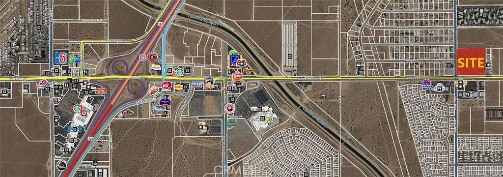 8.6 Acres of Commercial Land for Sale in Hesperia, California