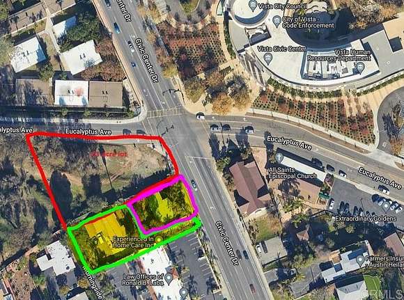 0.51 Acres of Commercial Land for Sale in Vista, California