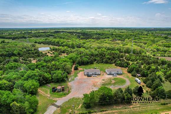 40 Acres of Land with Home for Sale in Konawa, Oklahoma