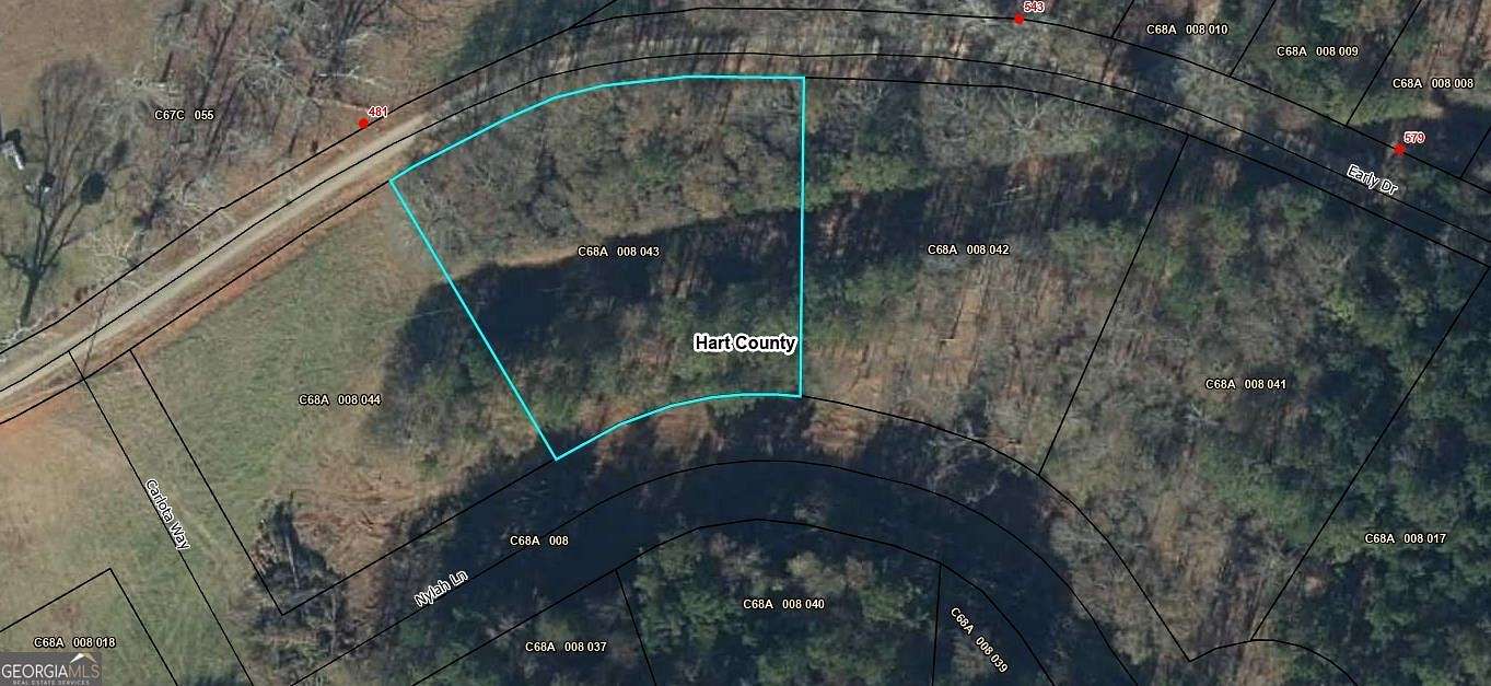 0.59 Acres of Residential Land for Sale in Hartwell, Georgia