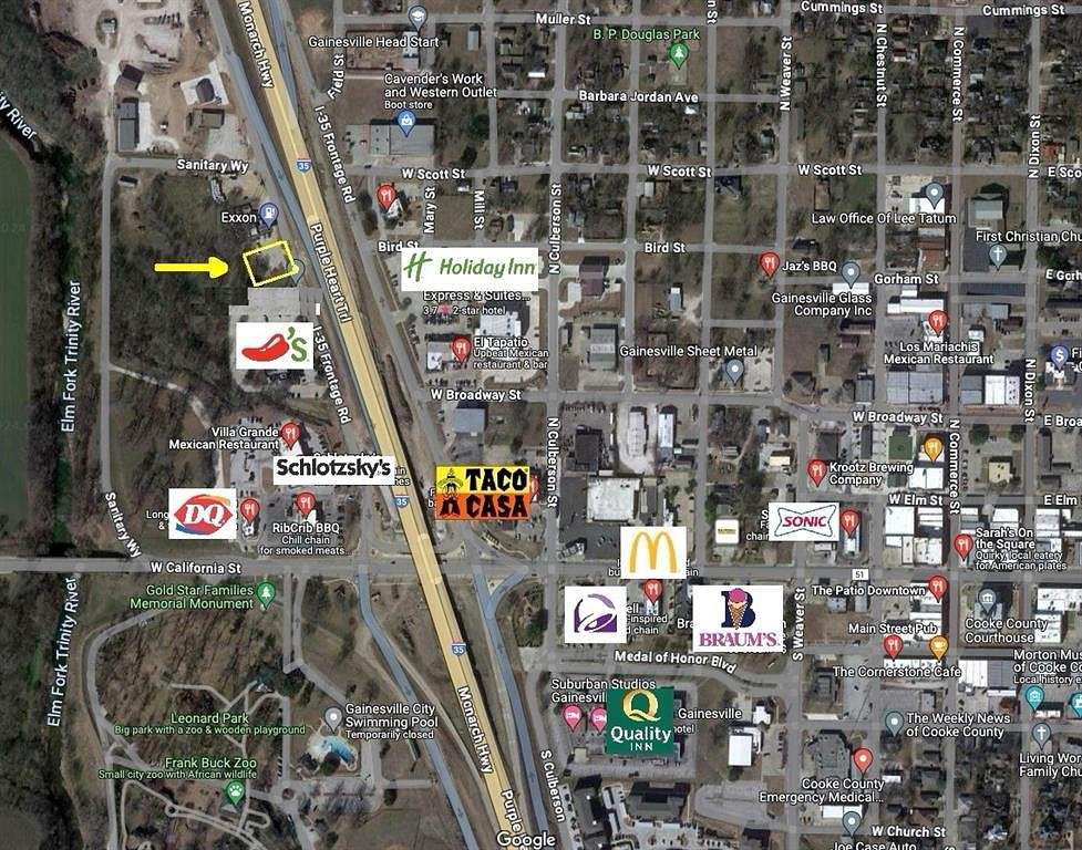 0.5 Acres of Commercial Land for Sale in Gainesville, Texas