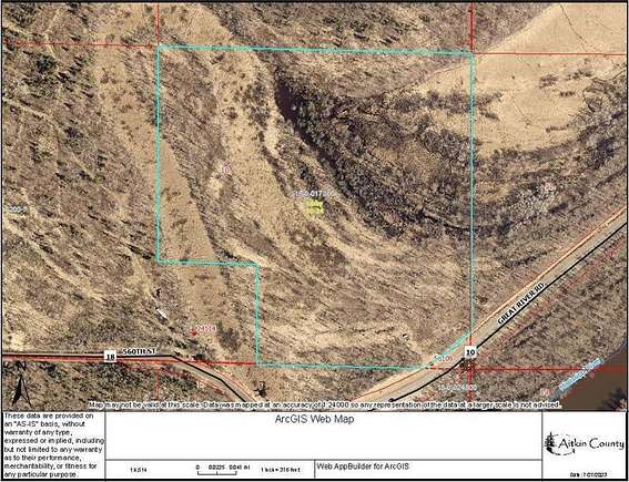 35.7 Acres of Recreational Land for Sale in Palisade, Minnesota