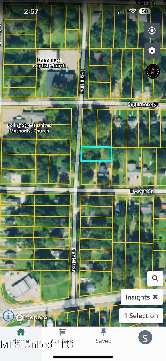 0.2 Acres of Land for Sale in Jackson, Mississippi