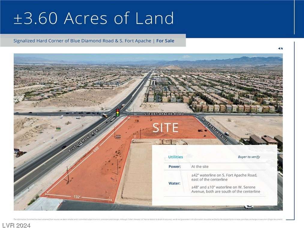 3.6 Acres of Land for Sale in Las Vegas, Nevada
