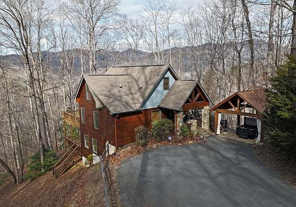 3.2 Acres of Residential Land with Home for Sale in Hiawassee, Georgia