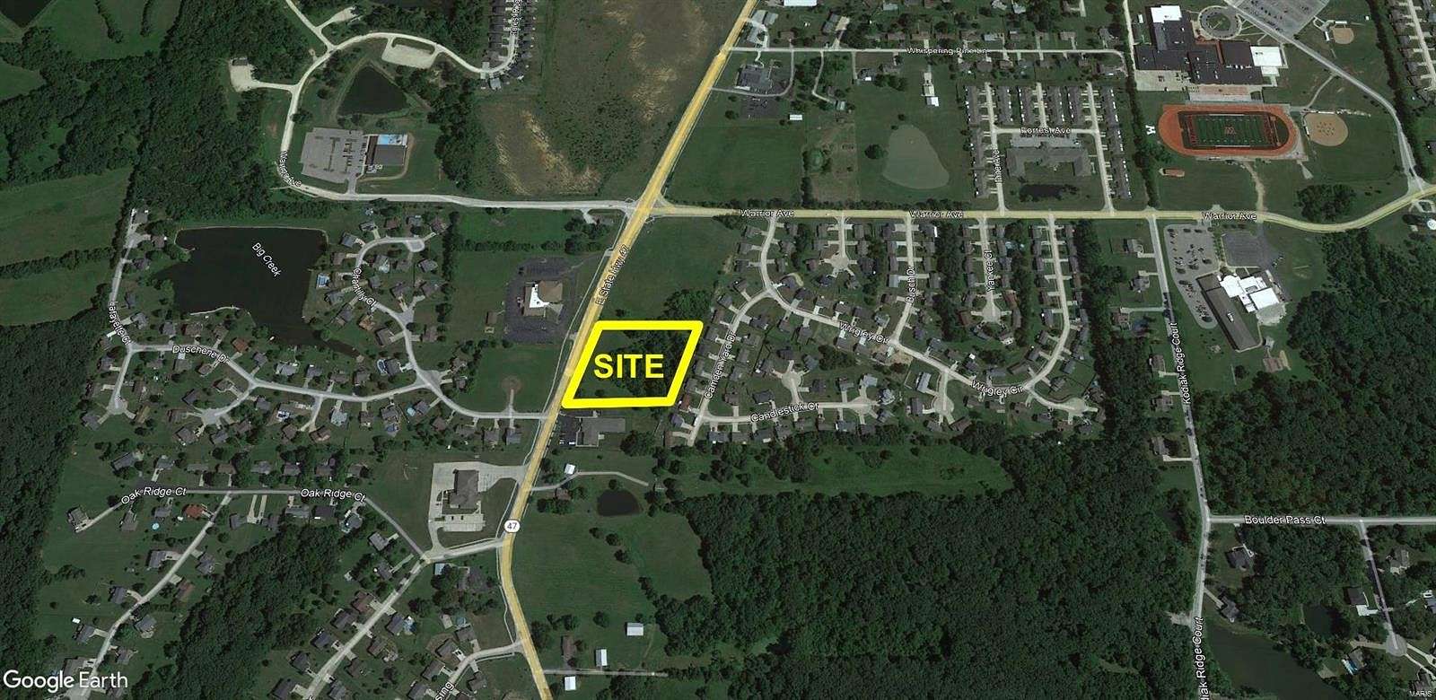 3.3 Acres of Commercial Land for Sale in Warrenton, Missouri