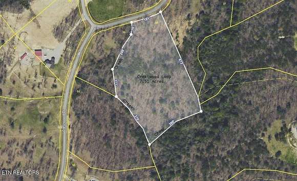 7.5 Acres of Land for Sale in Jamestown, Tennessee