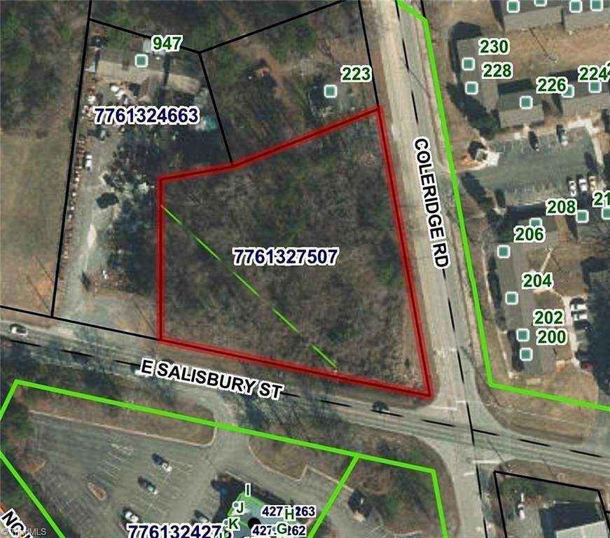 1.2 Acres of Commercial Land for Sale in Asheboro, North Carolina