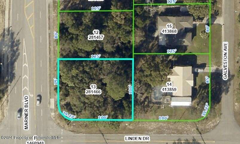 0.28 Acres of Residential Land for Sale in Spring Hill, Florida