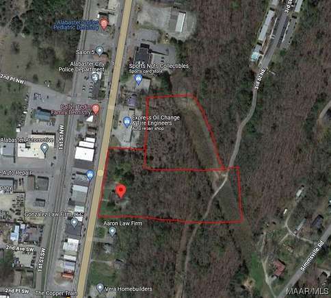 8.4 Acres of Commercial Land for Sale in Alabaster, Alabama