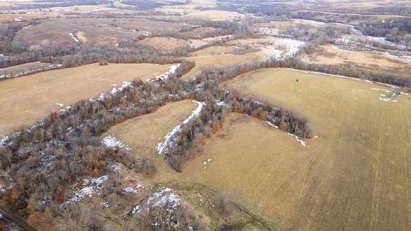 184 Acres of Recreational Land & Farm for Sale in Lovilia, Iowa
