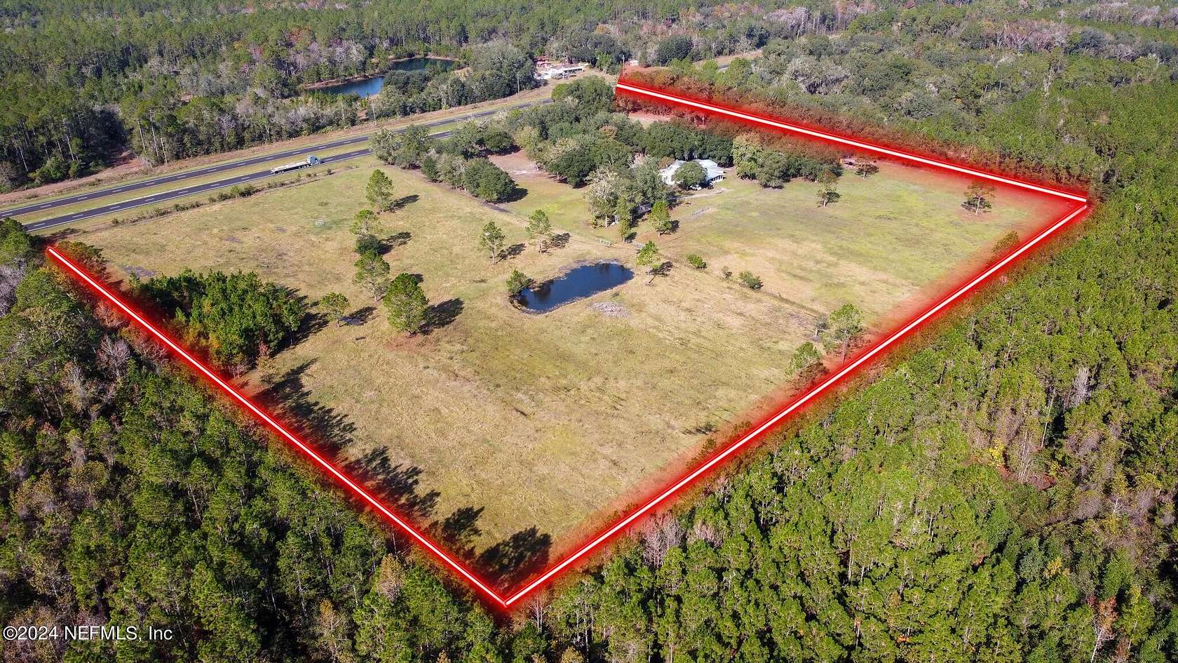 16 Acres of Land with Home for Sale in Green Cove Springs, Florida
