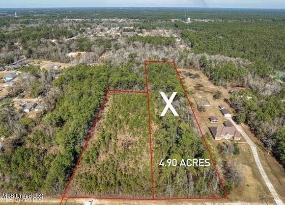 4.9 Acres of Residential Land for Sale in Ocean Springs, Mississippi