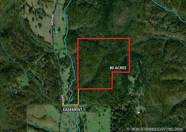 80 Acres of Recreational Land for Sale in Stilwell, Oklahoma