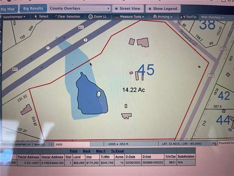 14.2 Acres of Commercial Land for Sale in Phenix City, Alabama