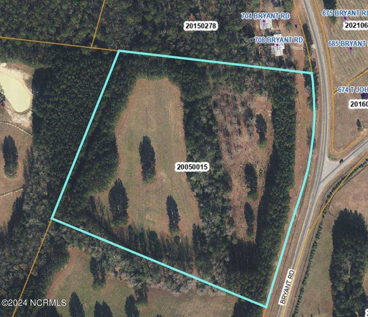 13.5 Acres of Land for Sale in Cameron, North Carolina