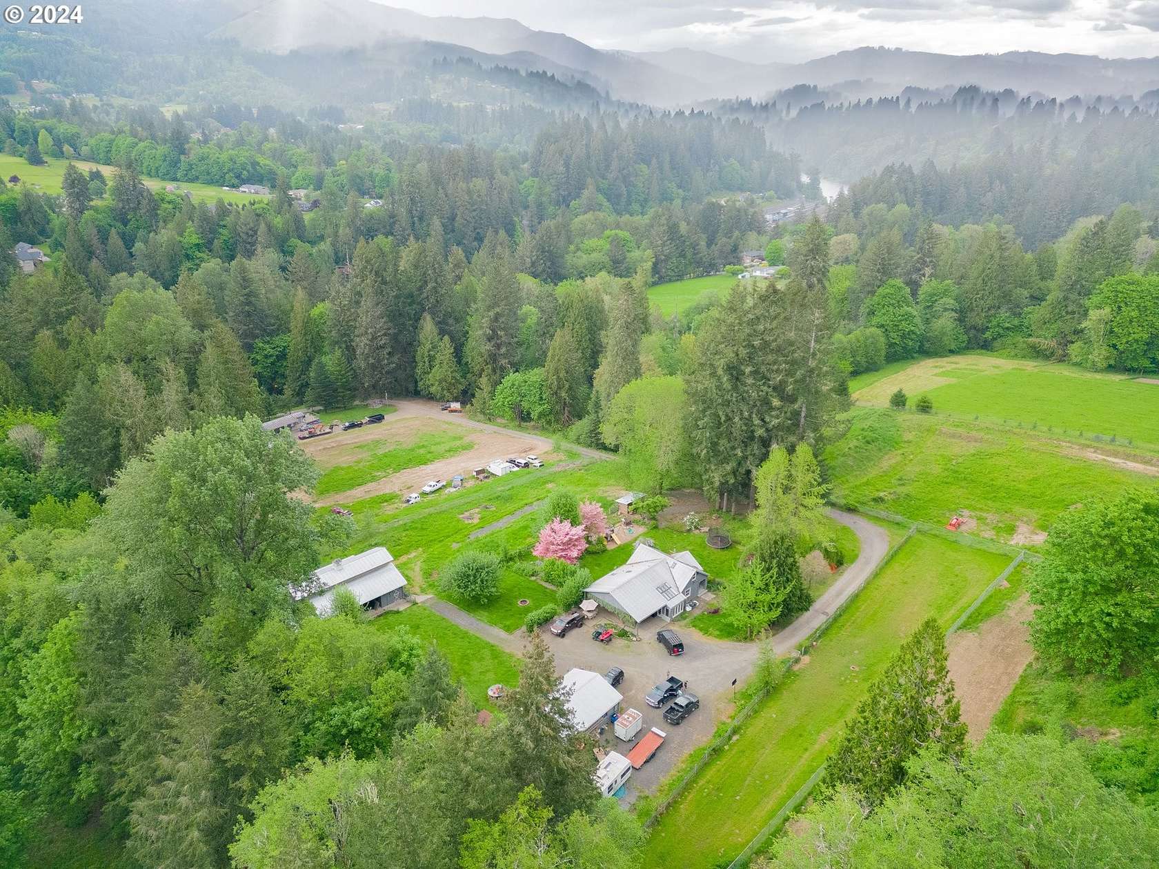 5 Acres of Residential Land with Home for Sale in Woodland, Washington