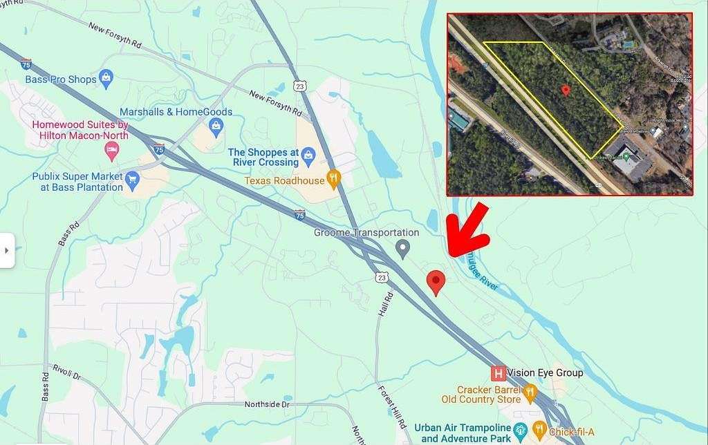 10.8 Acres of Commercial Land for Sale in Macon, Georgia