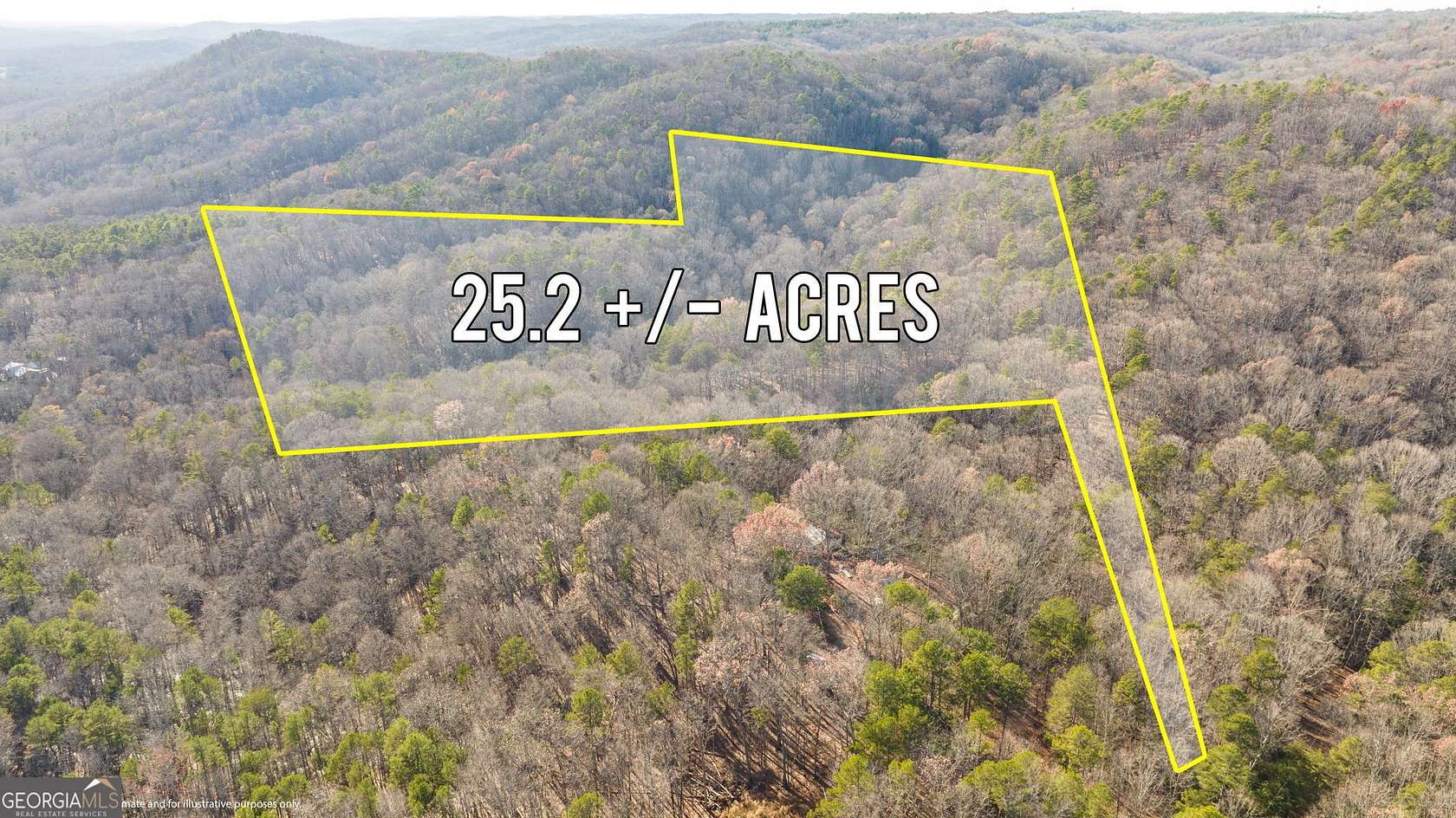 25.2 Acres of Recreational Land for Sale in Alto, Georgia