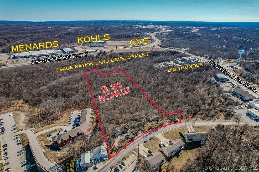 8.3 Acres of Residential Land with Home for Sale in Lake Ozark, Missouri