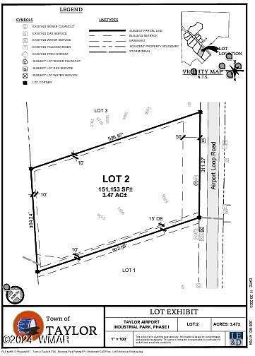 3.5 Acres of Commercial Land for Sale in Taylor, Arizona