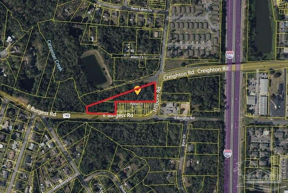 2.4 Acres of Commercial Land for Sale in Pensacola, Florida