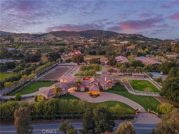 5.1 Acres of Land with Home for Sale in Murrieta, California