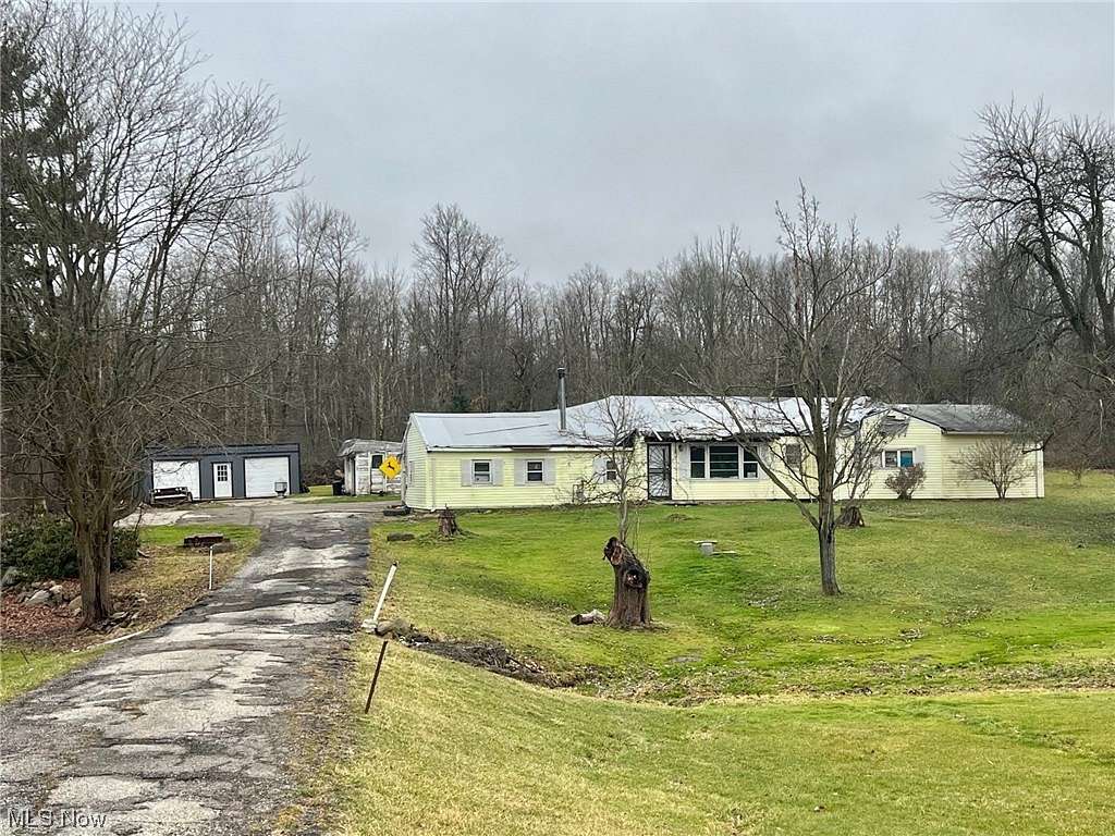 5 Acres of Residential Land with Home for Sale in Huntsburg, Ohio