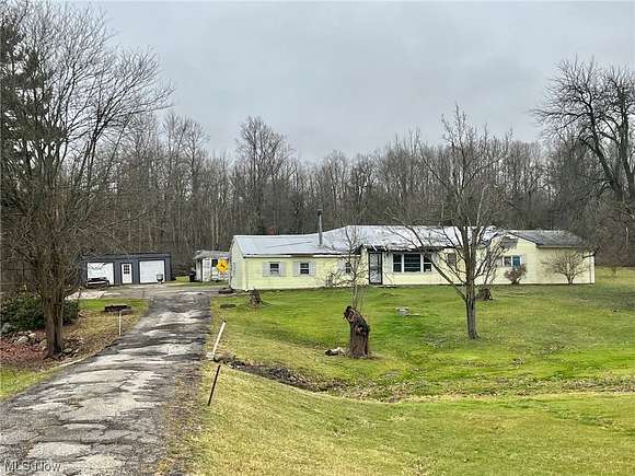 5 Acres of Residential Land with Home for Sale in Huntsburg, Ohio
