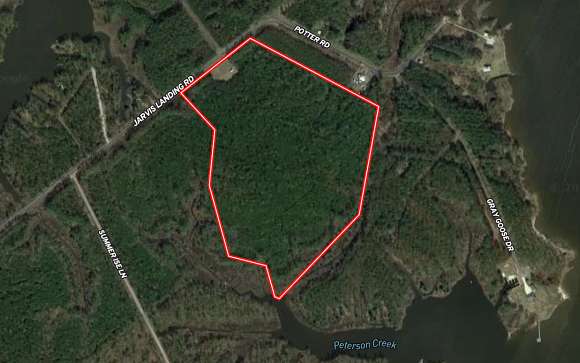 40.8 Acres of Recreational Land for Sale in Aurora, North Carolina